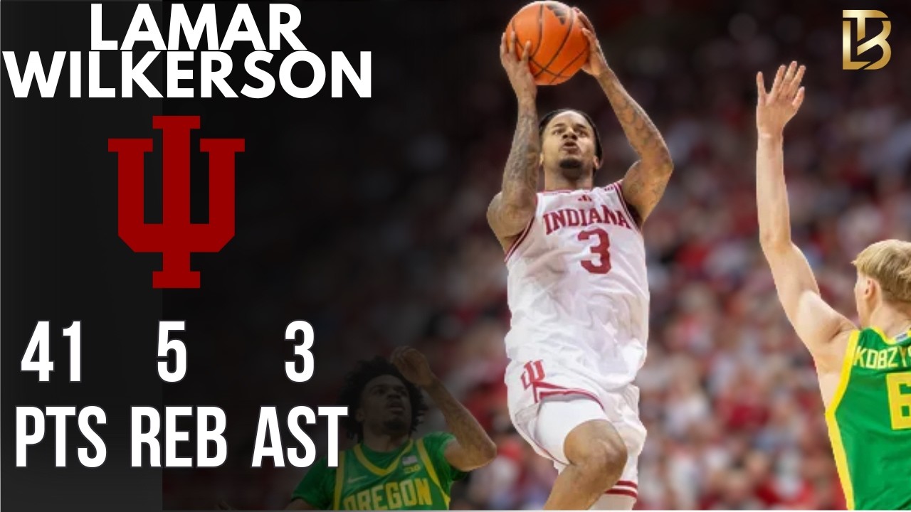 Lamar Wilkerson finish with 41 pts 3 ast vs Oregon 2/9/26
