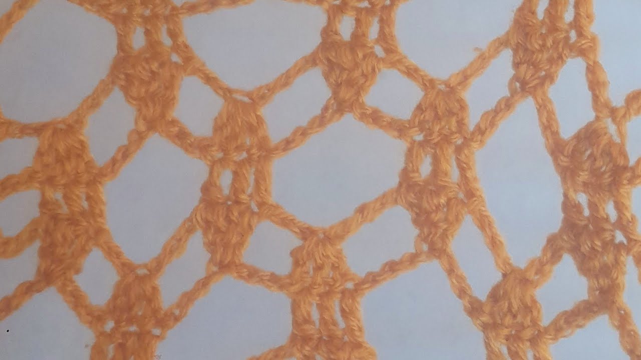 How To Crochet The Soccer Mesh Stitch As Absolute Beginner In Crocheting