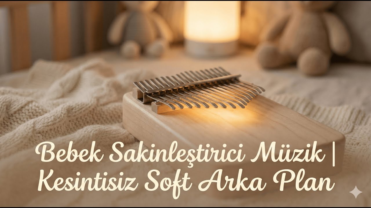 Kalimba ile Bebek Uyku Müziği | Derin ve Huzurlu Uyku 12 Saat Kesintisiz Gece Lambası Formatında