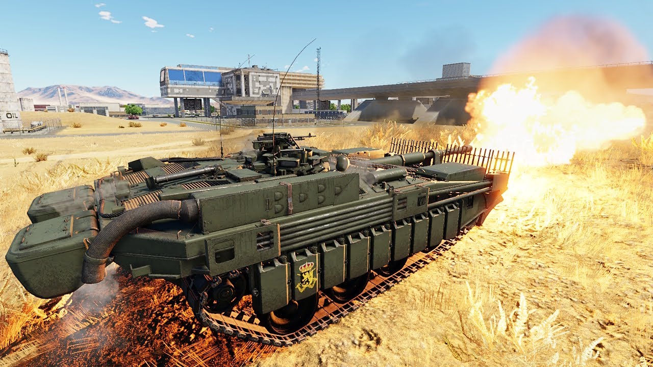 Strv 103C (+ SAAB-105G), весёлый, но неудобный. Геймплей WarThunder.