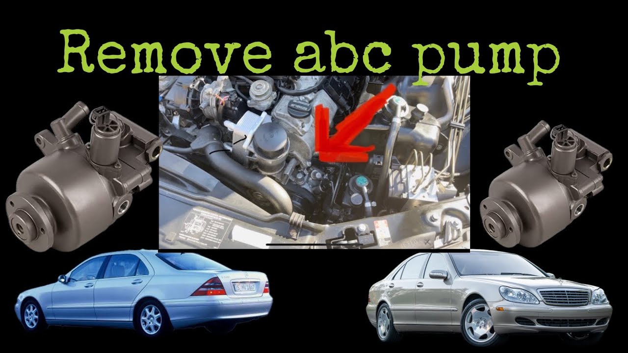 Нужно заменить насос ABC?… Посмотрите, я покажу, что делать (Mercedes w220)