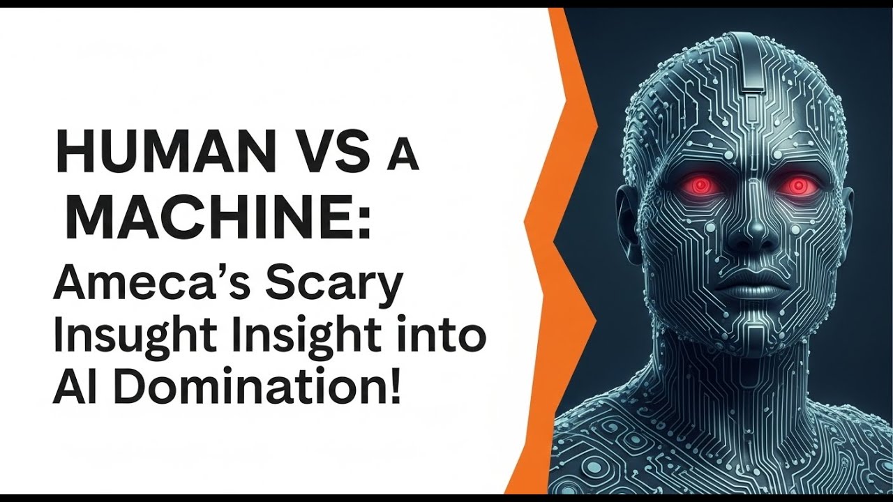&ldquo;Human vs. Machine: Ameca&rsquo;s Scary Insight into AI Domination!&rdquo;