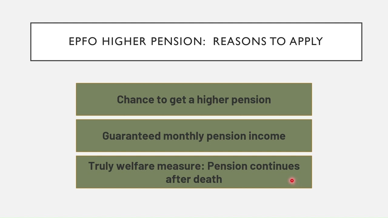 eps 95 higher pension | benefits of higher pension scheme | Higher Pension  Reasons to Avoid Option