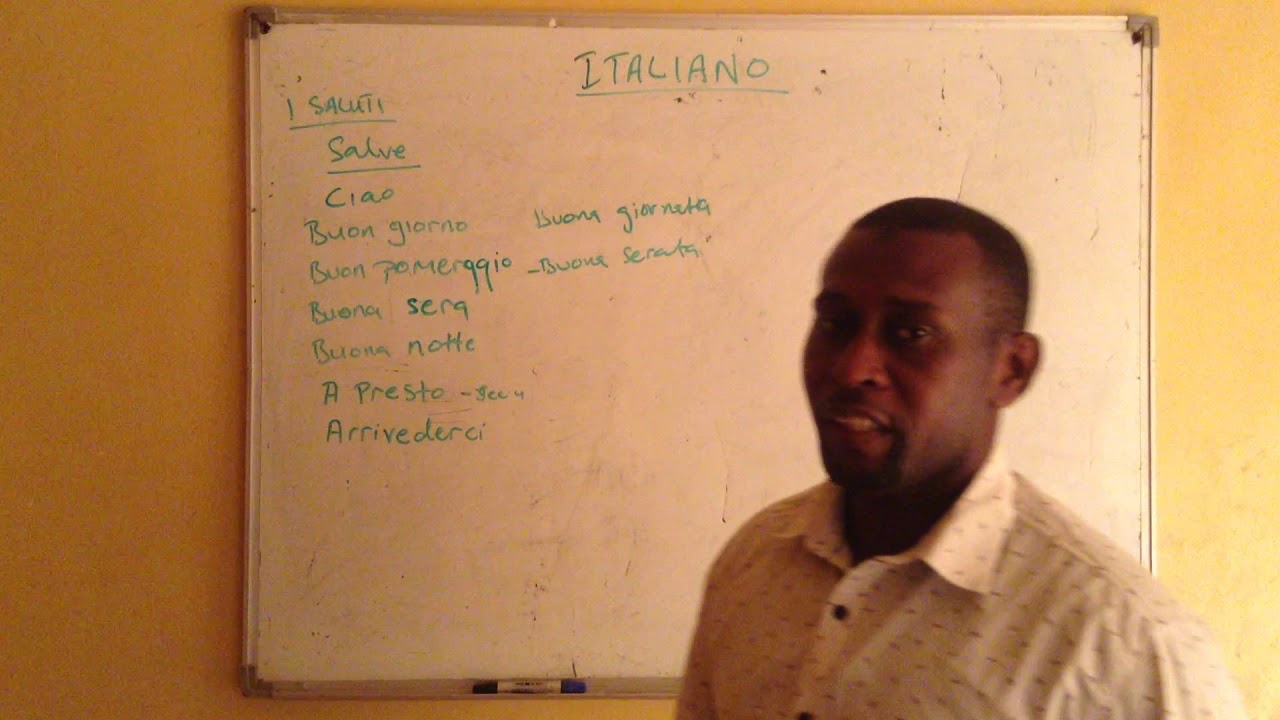Jifunze  Kitaliana na Teacher  Burhan  somo la nne