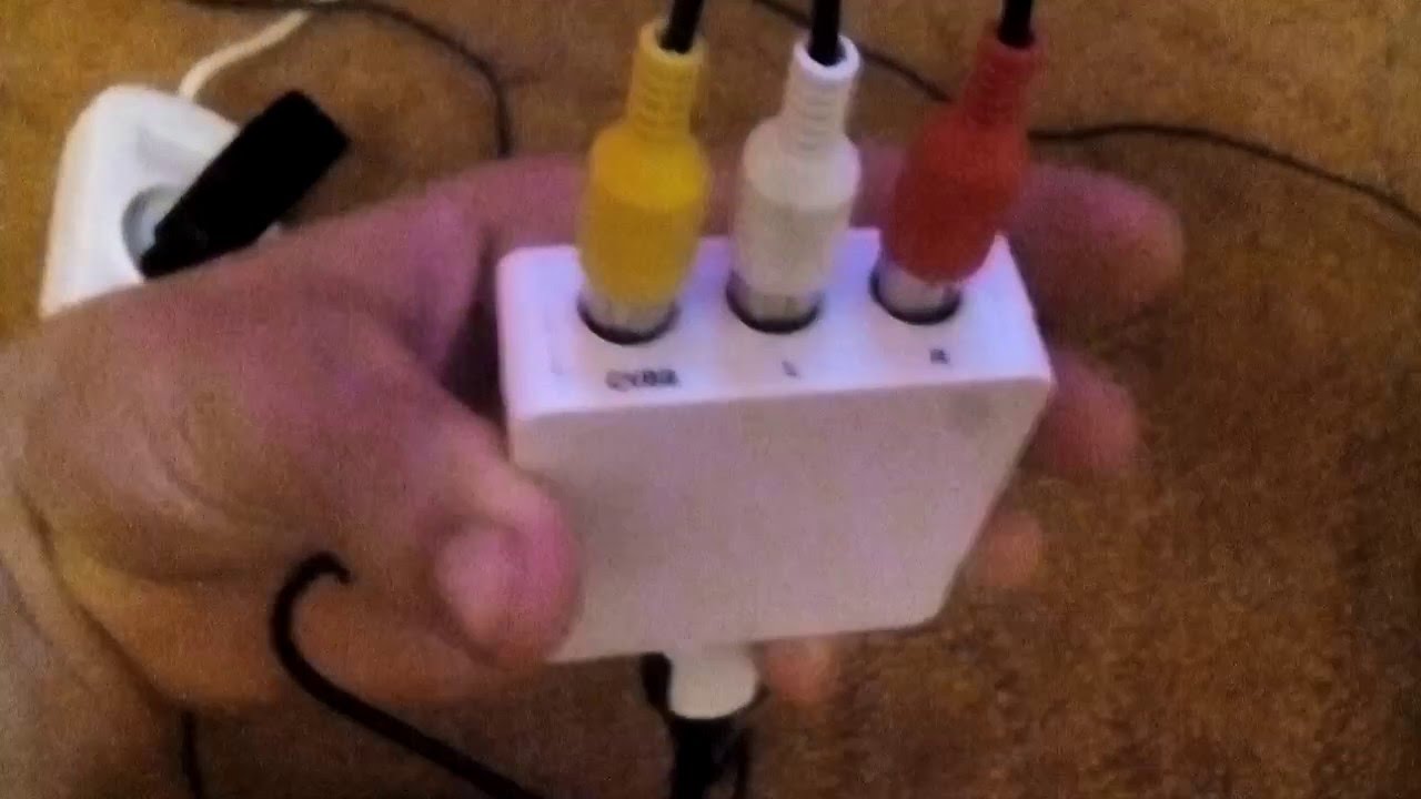 Микро-hdmi для RCA в . 2AV CVBS адаптер конвертер 1080 P