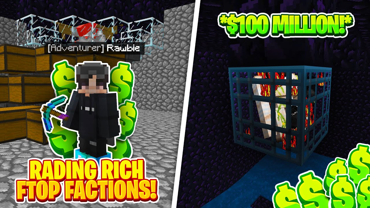 RAIDING MULTIPLE *RICH* FTOP FACTIONS! *$100 MILLION* | SaiCoPvP Warlock Realm [5] | How-To Factions