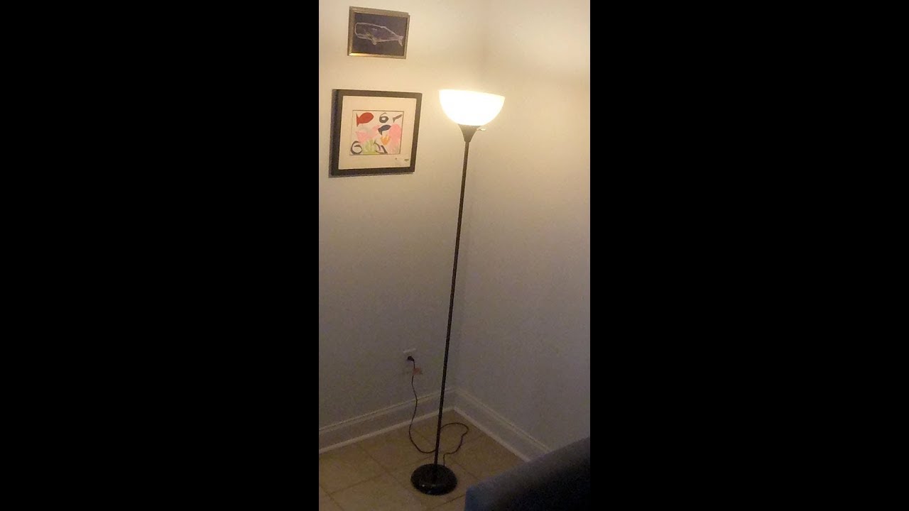 Mainstays pole  Floor lamp Assembly