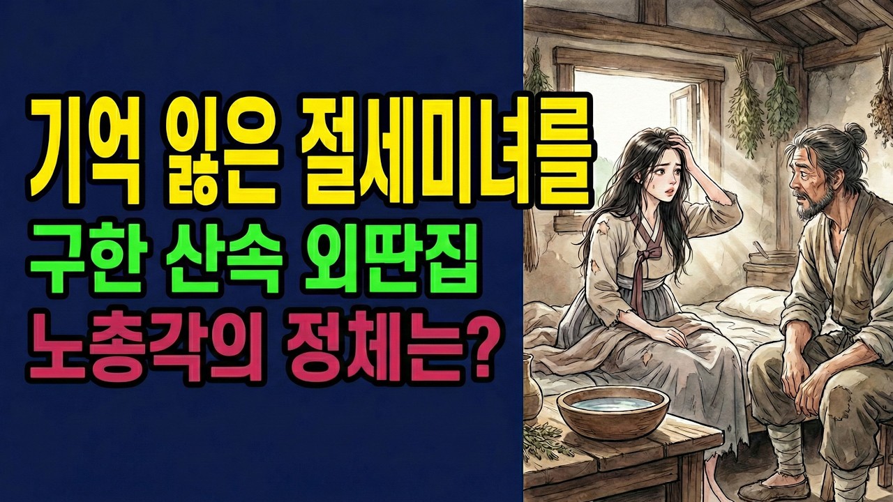 기억 잃은 절세미녀를 구한 산속 외딴집 노총각ㅣ야담ㅣ민담ㅣ설화ㅣ전설ㅣ조선야담ㅣ옛날이야기ㅣ오디오북