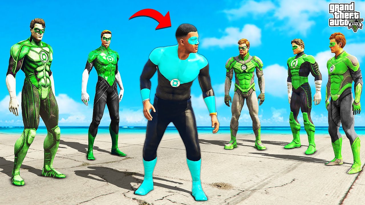 GREEN LANTERN KILL TEAM4LANTERN [Hindi] | GTA V GAMEPLAY [ PART 13 ] | Team4SHOOTER