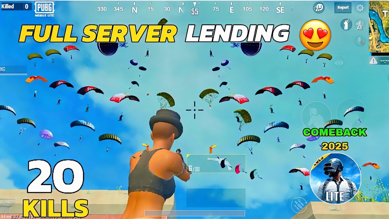 20 KILLS 🔥 PUBG LITE WHOLE SERVER LENDING in THIRDHILL - PUBG MOBILE LITE 