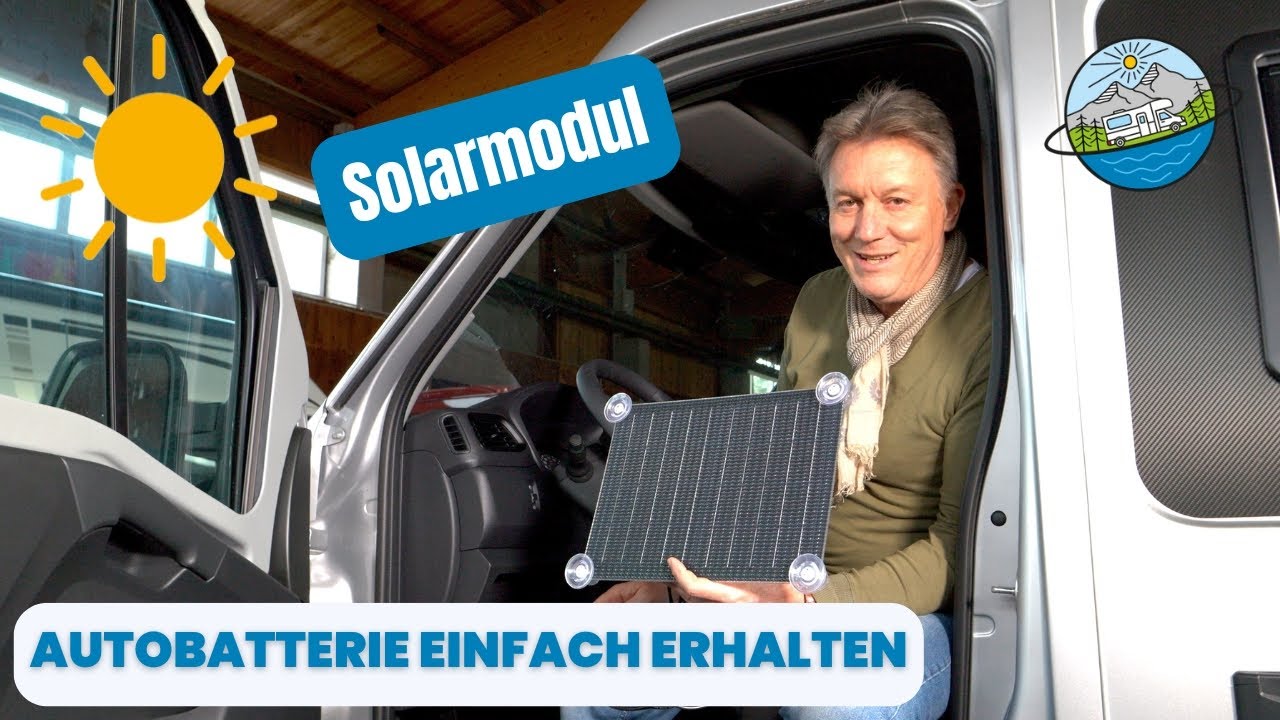 PRAKTISCH! Batterie leer? Kein Problem mehr mit dem SOLARMODUL / SOLARPANEL OBD-2 von DCsolar