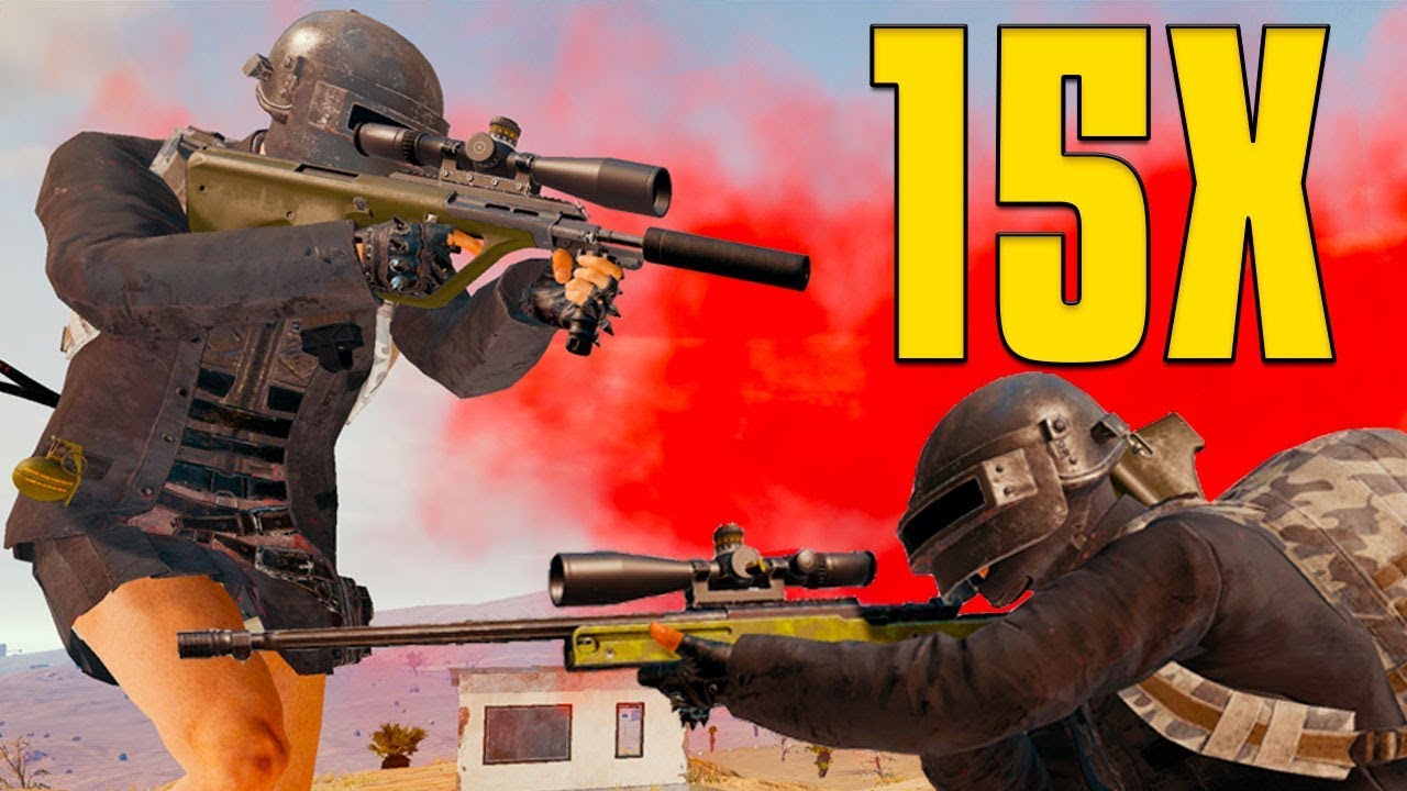 15x Combo - AWM And AUG | PUBG