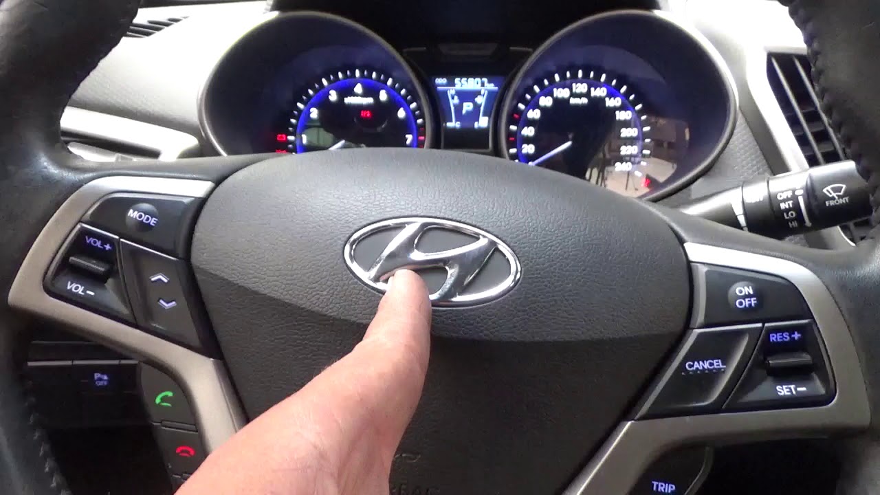 VELOSTER TROCA DA CINTA DO AIR BAG