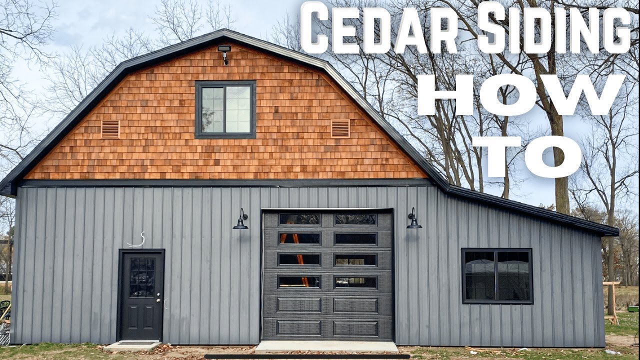 How To Install Cedar Shake Siding // Dream Workshop Build (Part 1) // DIY