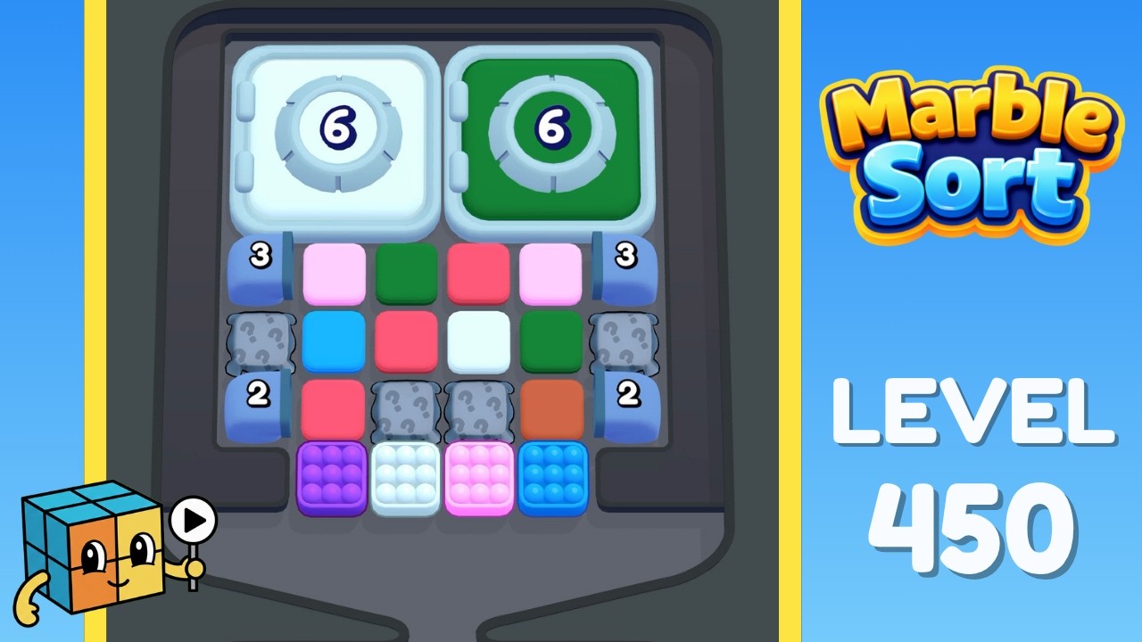 Marble Sort Level 450 (Very Hard) Walkthrough Solution