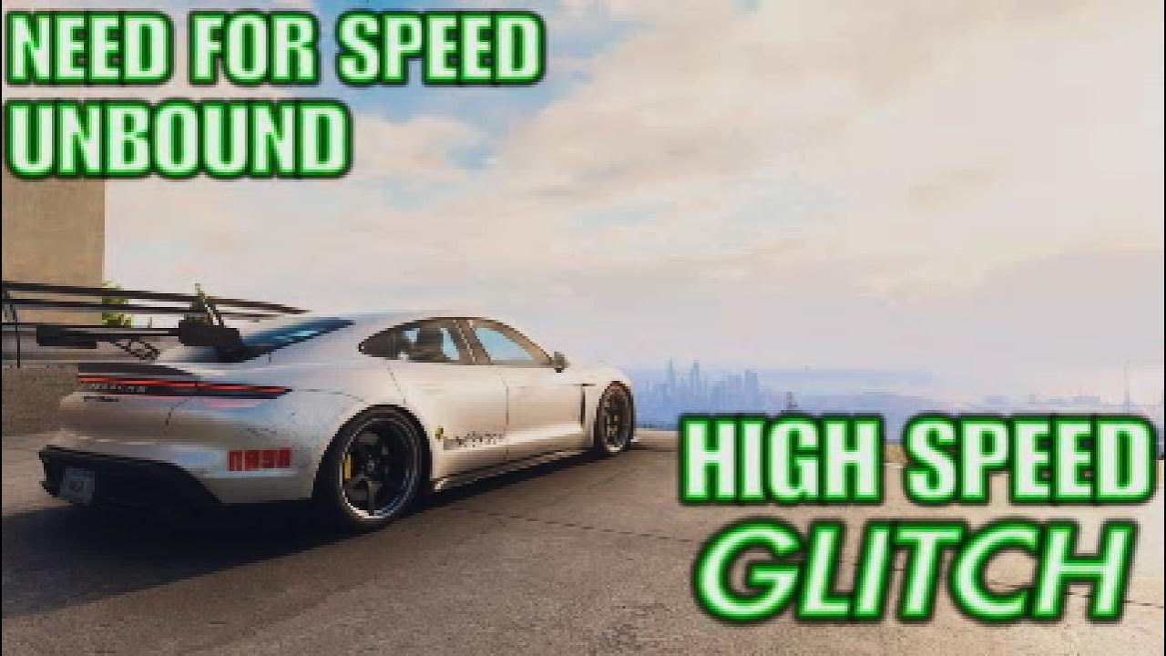 NFS Unbound - FLYING TO DE MOON! (Almost Speed Glitch)