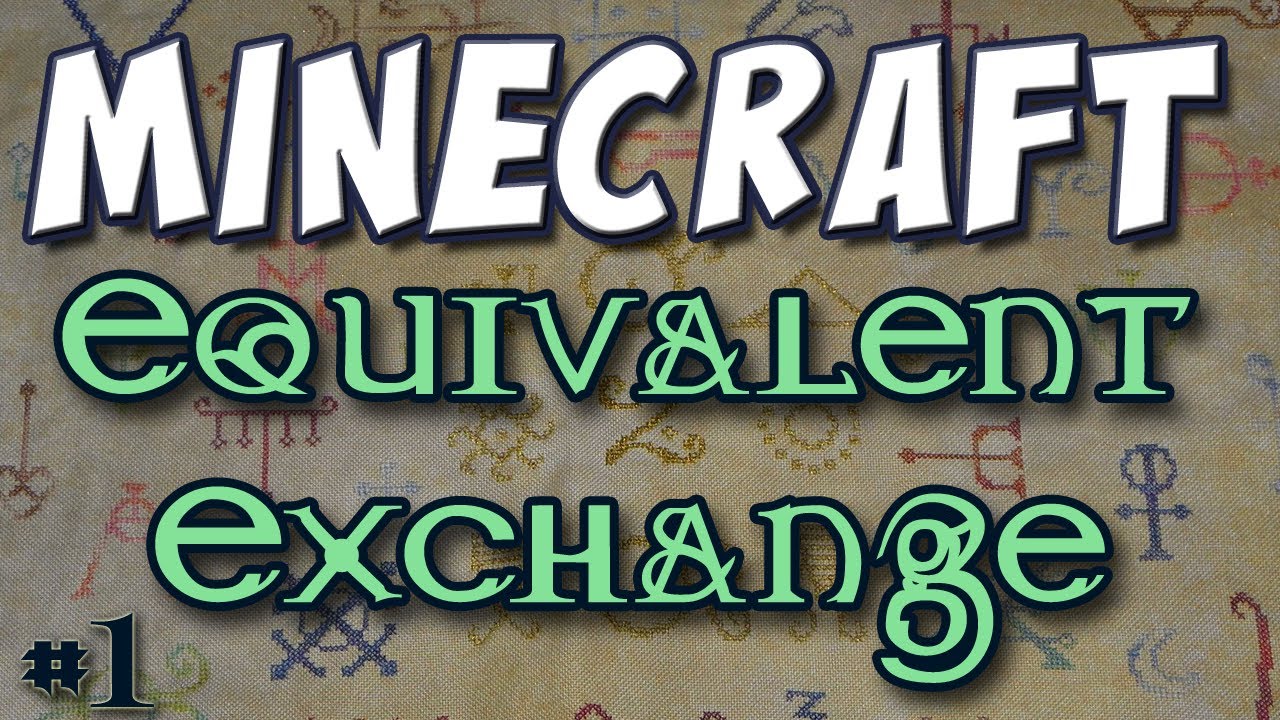 Minecraft - Mod Spotlight - Equivalent Exchange Part 1 (512 Cobblestone = 1 Diamond)
