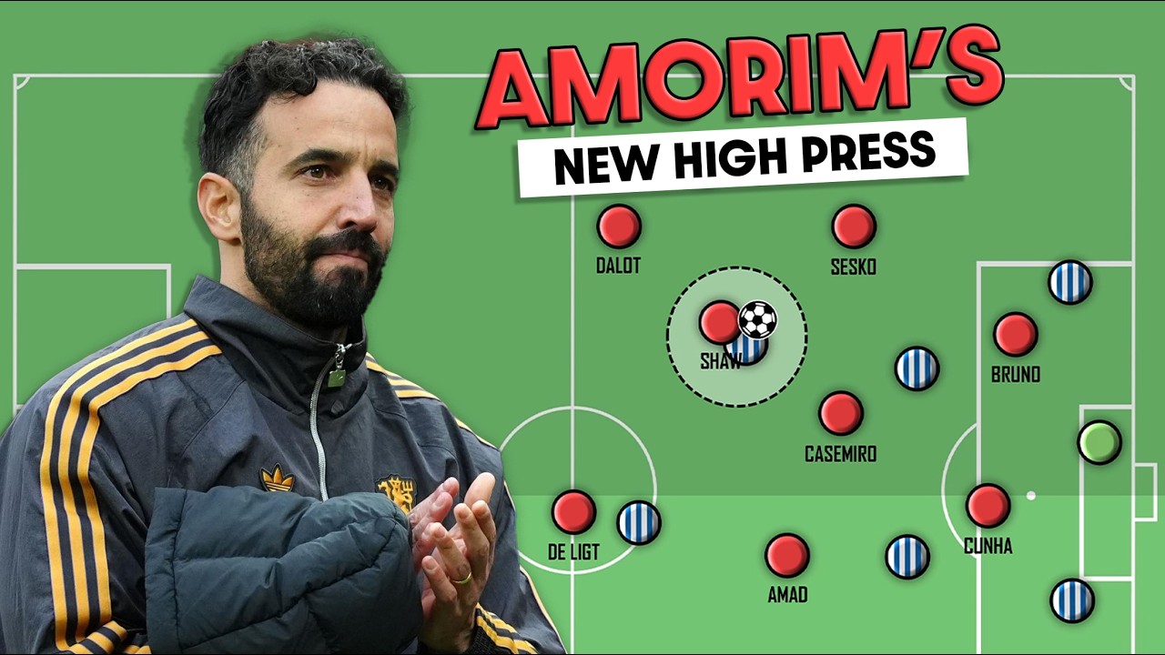 How Amorim's HIGH PRESS Evolved | Tactical Analysis