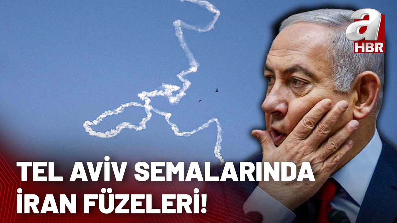 Tel Aviv'de siren sesleri! İran f&uuml;zeleri İsrail semalarında | A Haber