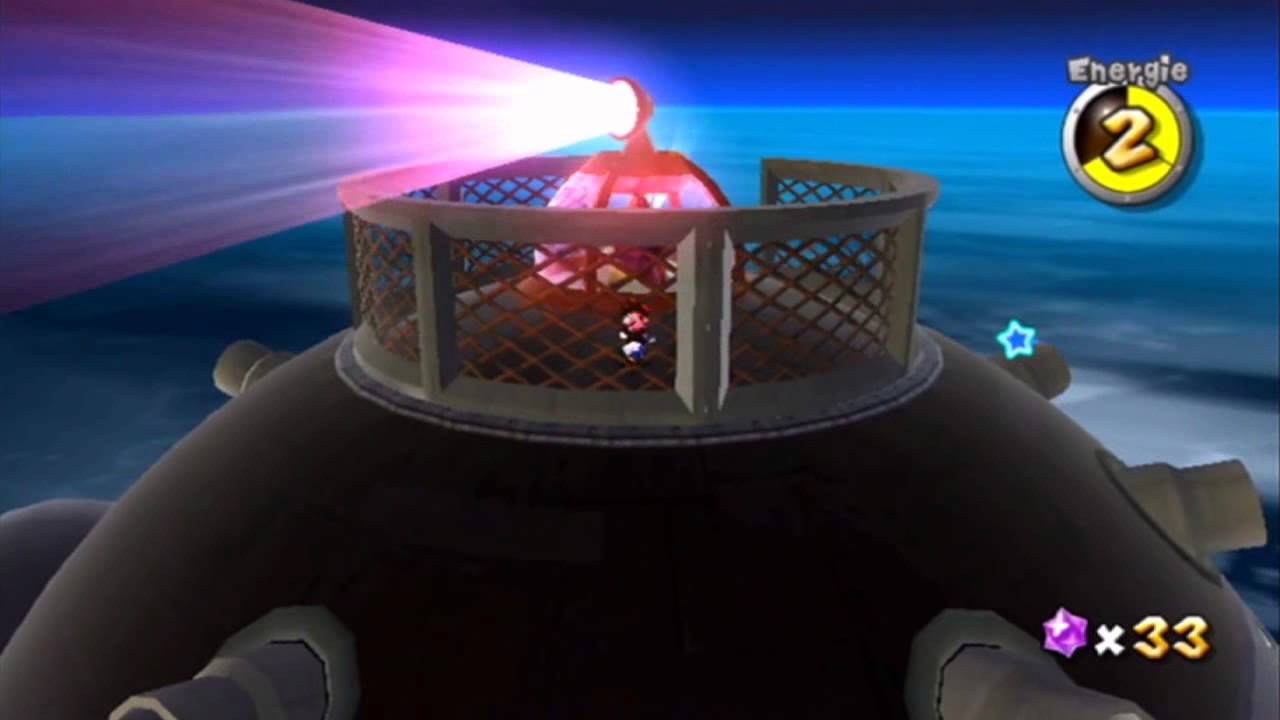Super Mario Galaxy - Usine de robots - Étoile : Le gros truc à trois pattes