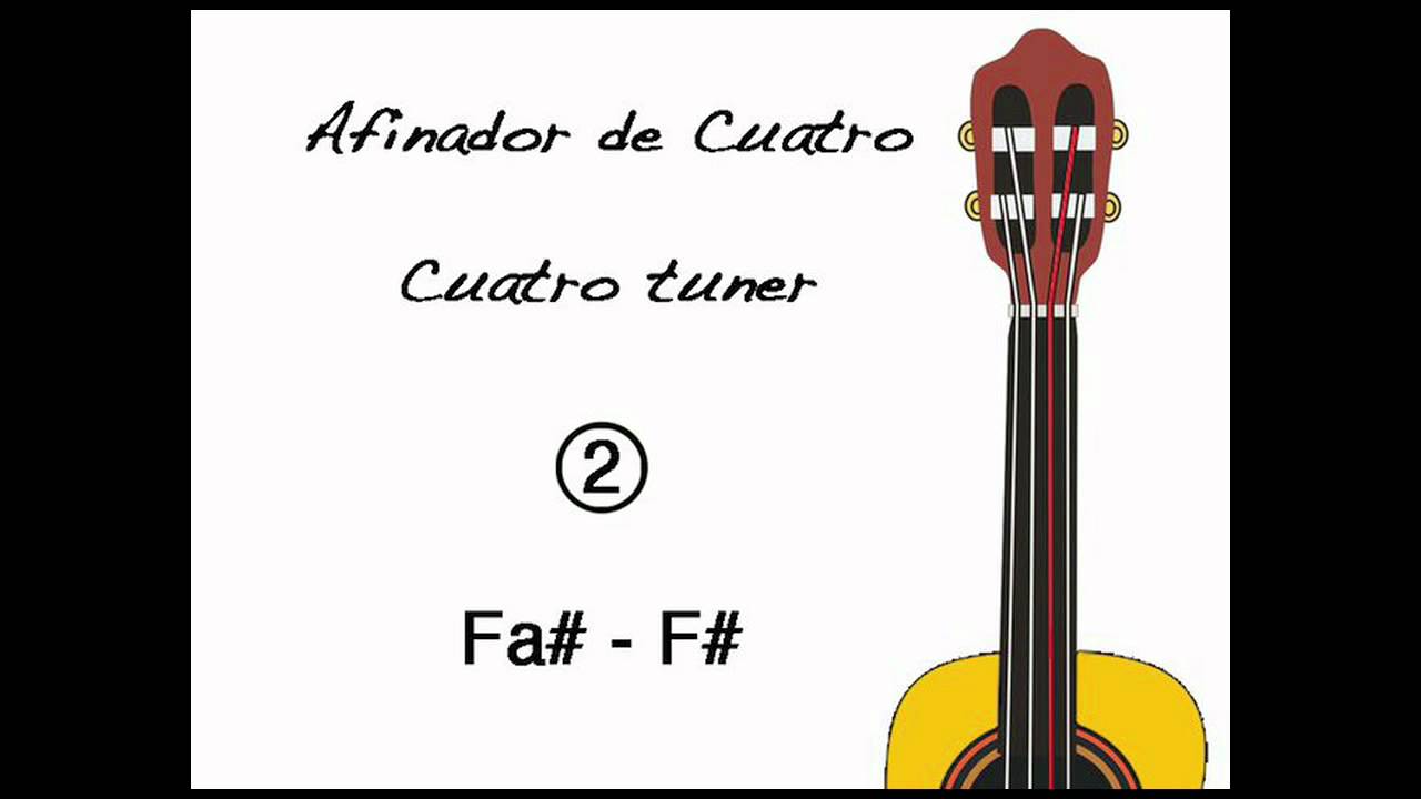 Afinador de Cuatro Venezolano - Venezuelan Cuatro Tuner