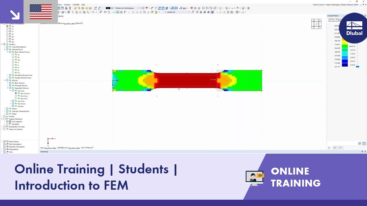Online Training | RFEM 6 | Students | Introduction to FEM | 27.10.2022