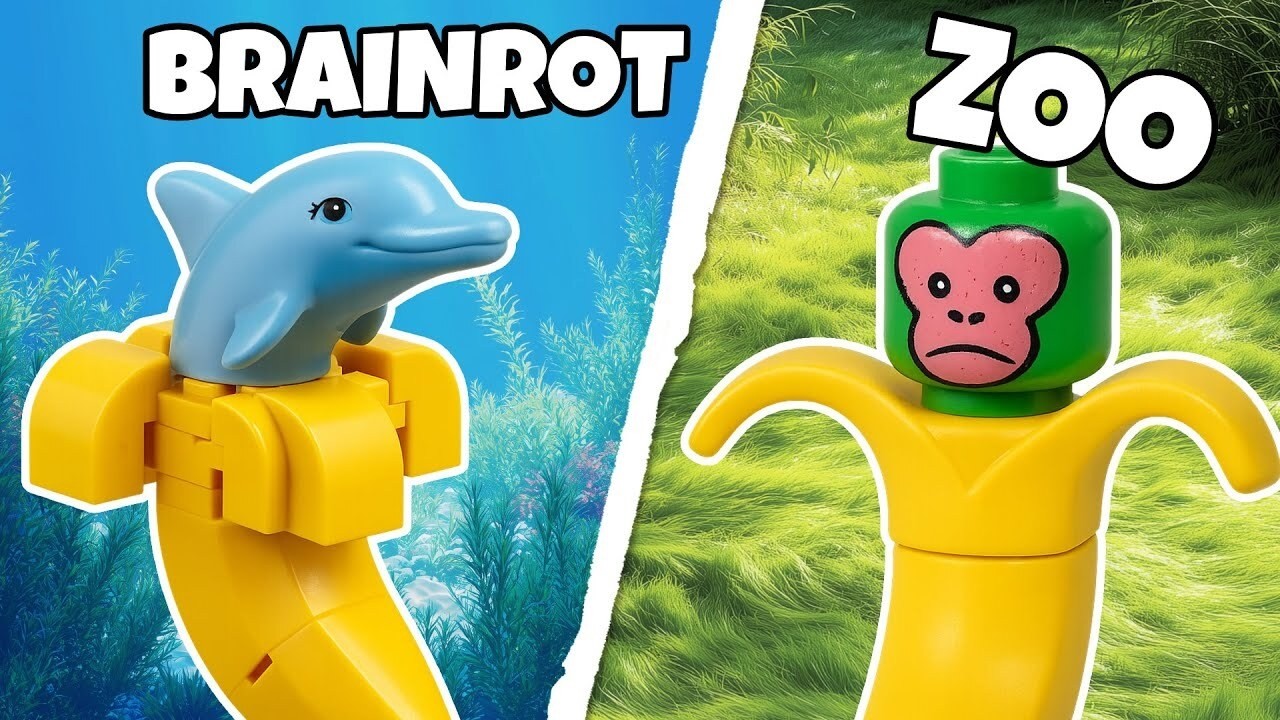 İTALYAN BEYİN ÇÜRÜĞÜ için bir LEGO hayvanat bahçesi yaptım…