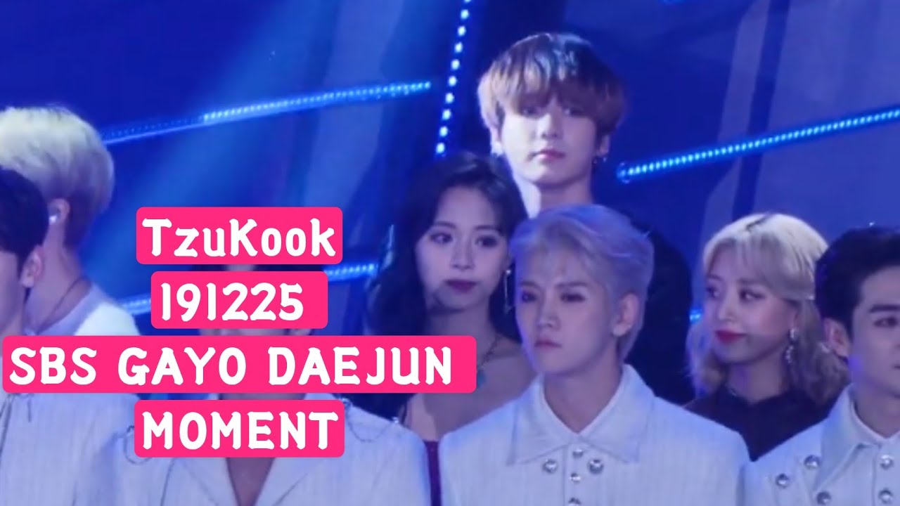 Jungkook ll Tzuyu - 191225 SBS GAYO DAEJUN Moment 🎄