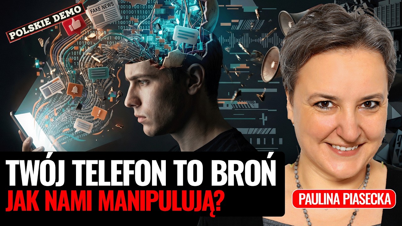 Dr Piasecka: Tw&oacute;j smartfon to broń. Jak działa dezinformacja i propaganda rosyjska? | Polskie demo