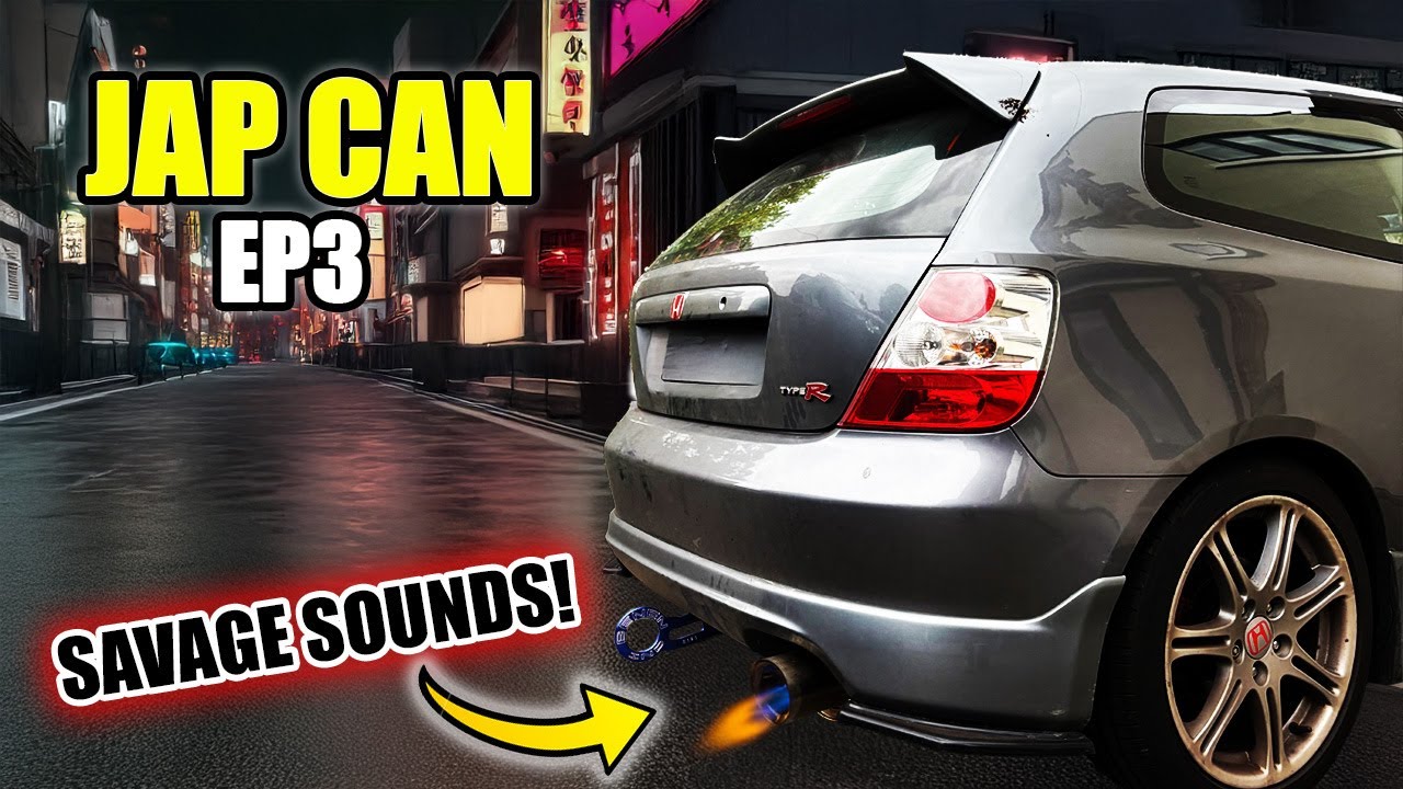 Громкий Honda Civic EP3 Type R &mdash; ПРОСТОЙ мод выхлопной системы!