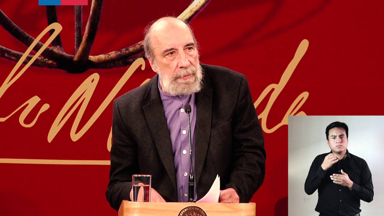 Raúl Zurita, discurso agradecimiento Premio Iberoamericano de Poesía Pablo Neruda 2016