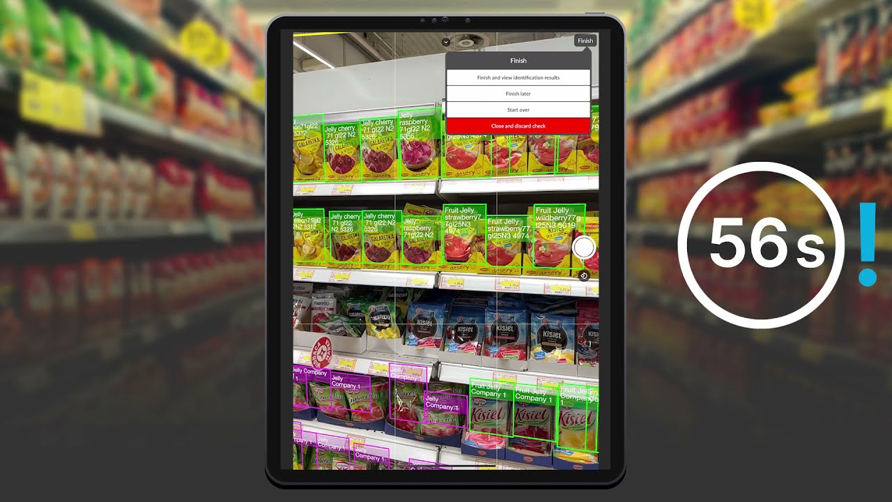 Image Recognition shelf check within 60 seconds