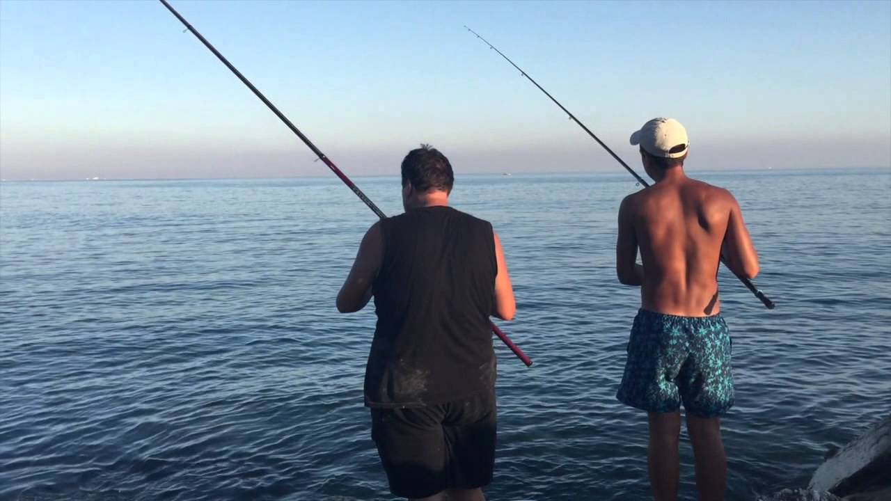 Pesca a Cogoleto con Mattia