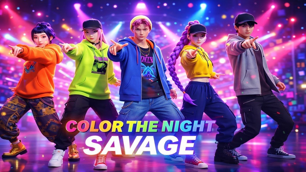 Kpop Fans GO WILD for Rumi, Jinu, Zoey, Abby' and Mira's SAVAGE COLOR THE NIGHT Dance Performance!