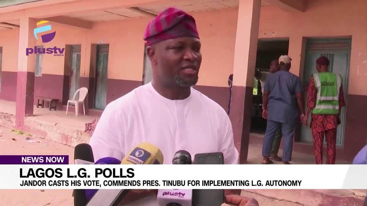 Lagos LG Polls Jandor Casts His Vote, Express Confidence For Candidates Victory