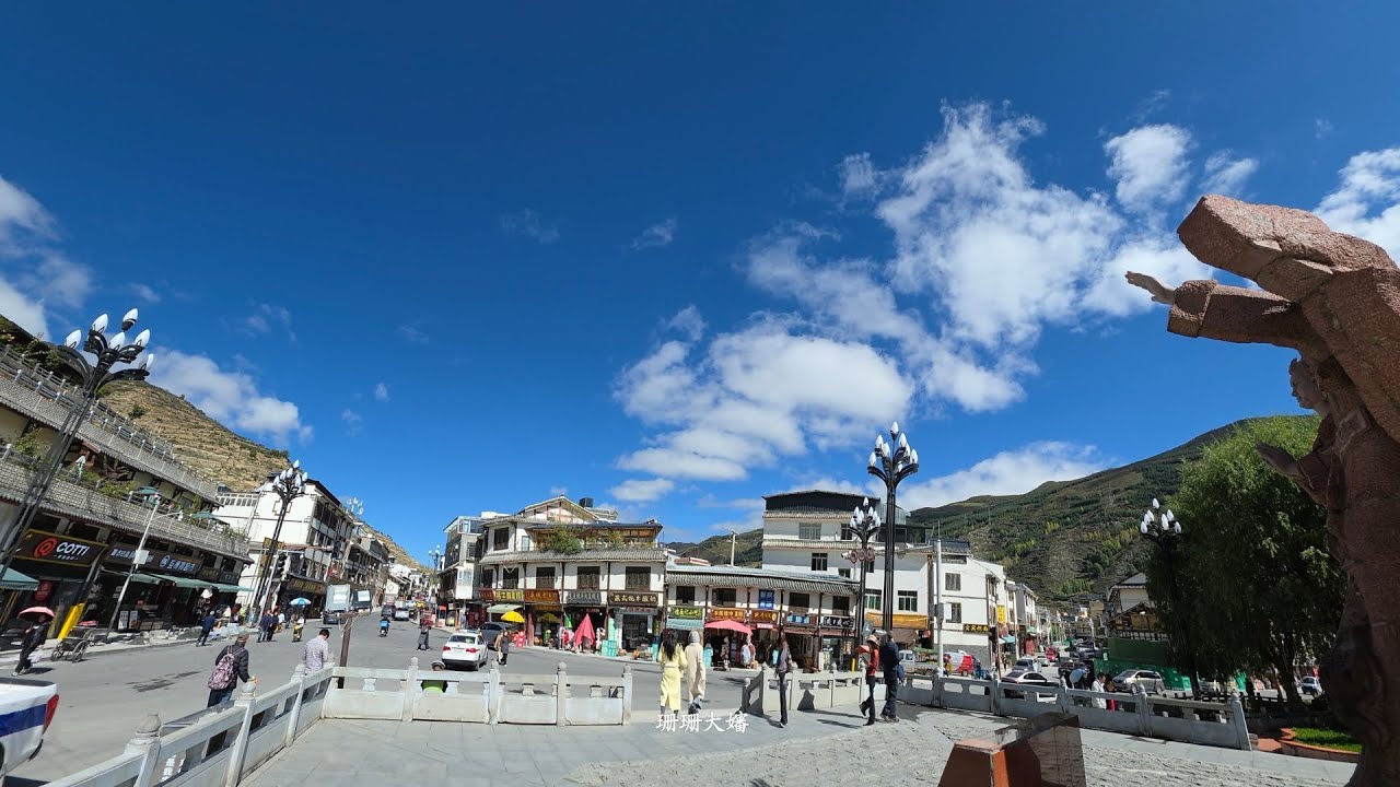 悲傷故事的瀑布牟尼溝景區 松潘古城 牟尼溝扎嘠瀑布 Mounigou Scenic Area