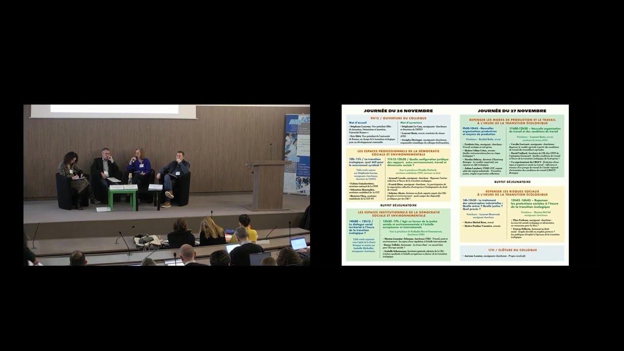 Vidéo 2 - Colloque 