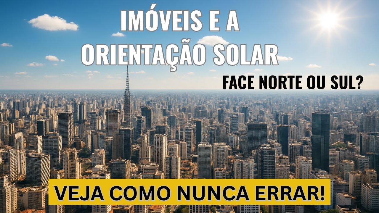 Imóveis e Posição do Sol: Guia Completo para Identificar e Nunca Errar! Face Norte, Sul, Leste?