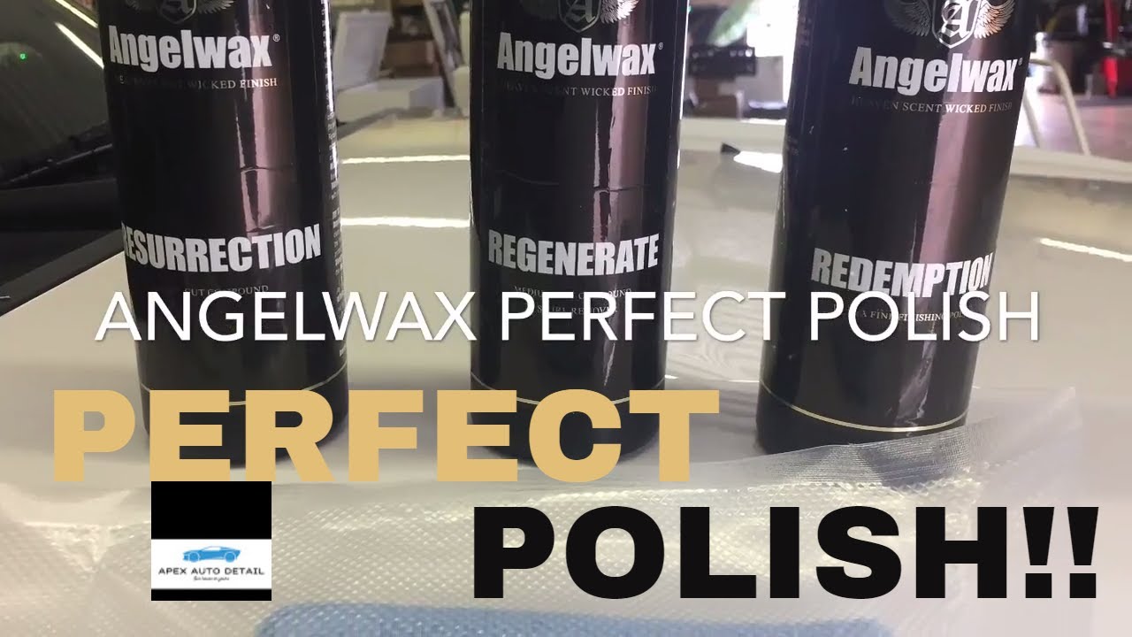 The perfect polish for White and light colored finishes!!! Angelwax PERFECT POLISH!!!