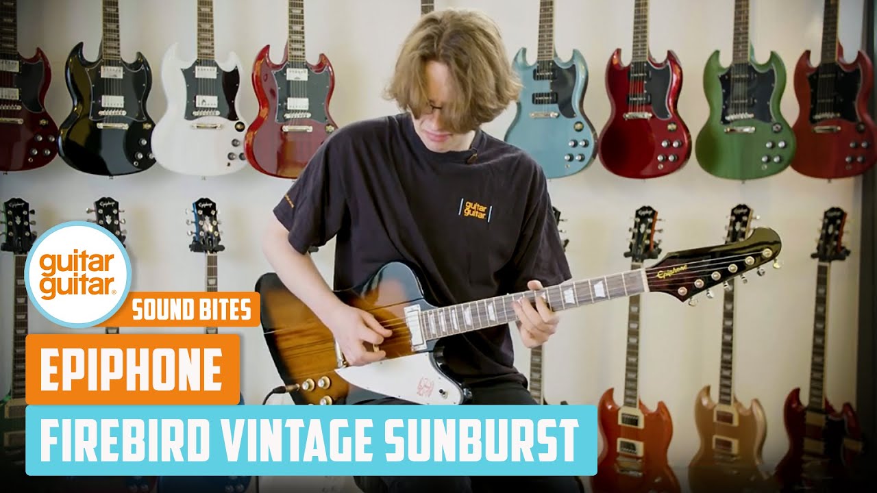 Epiphone Firebird Vintage Sunburst | NAMM 2020 | ЗВУКОВЫЕ ФРАГМЕНТЫ
