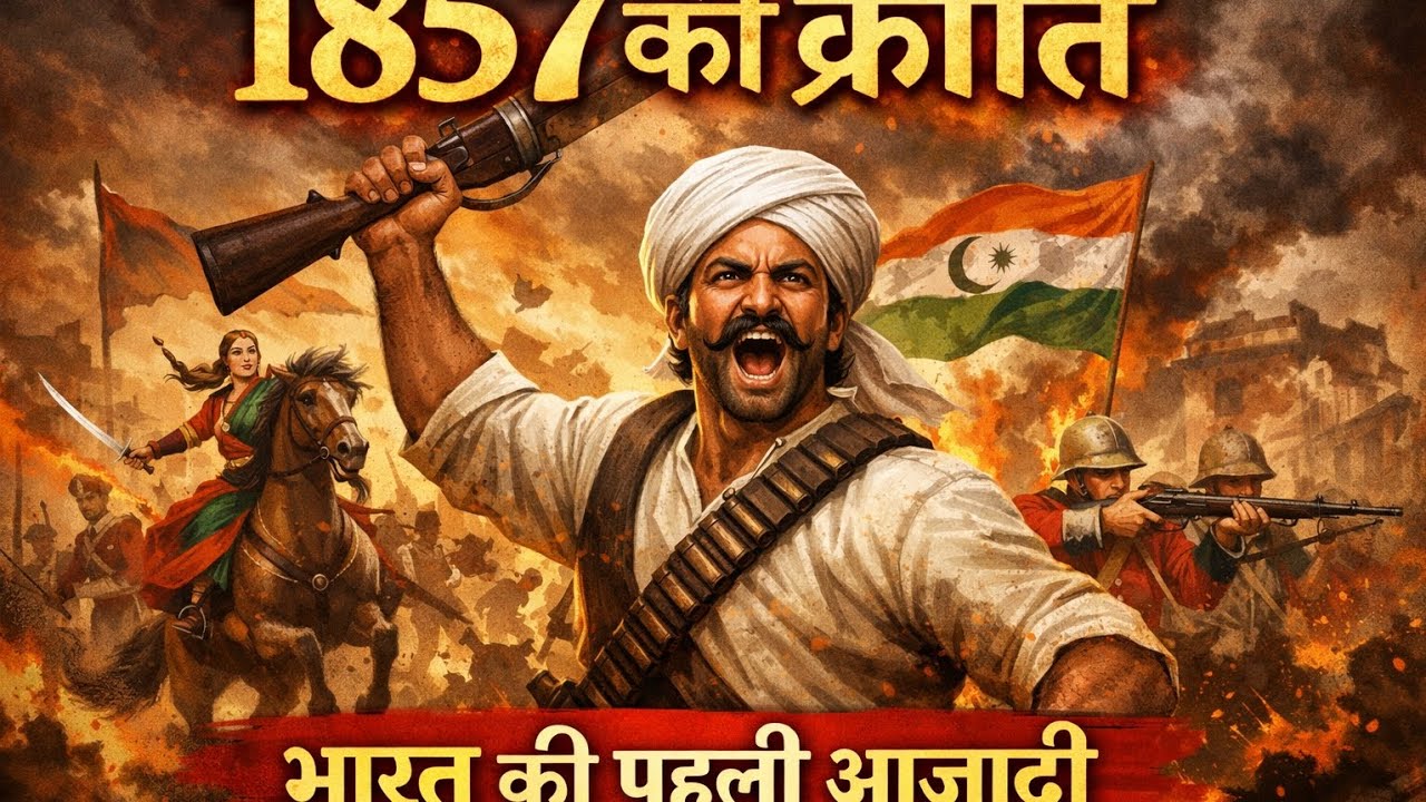 1857 की क्रांति: जब अंग्रेजी हुकूमत हिल गई थी!