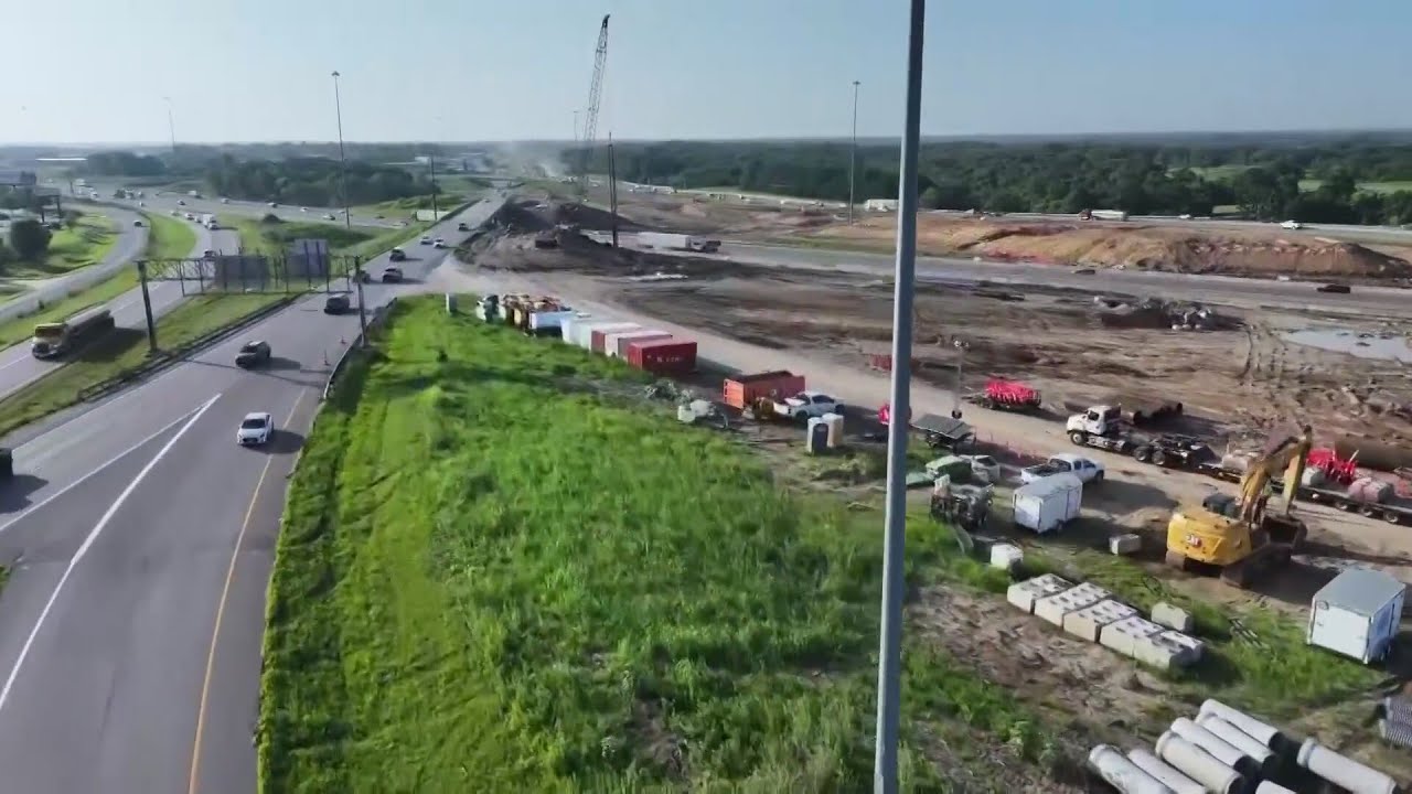 Construction to add new lane on I-70 ramps up