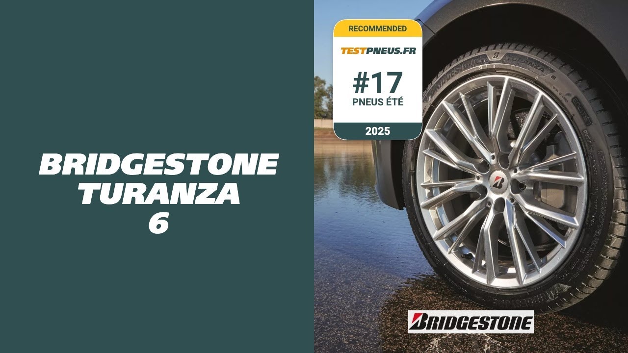 Bridgestone Turanza 6 : test, dimensions & comparatif avec Continental, Falken, Michelin