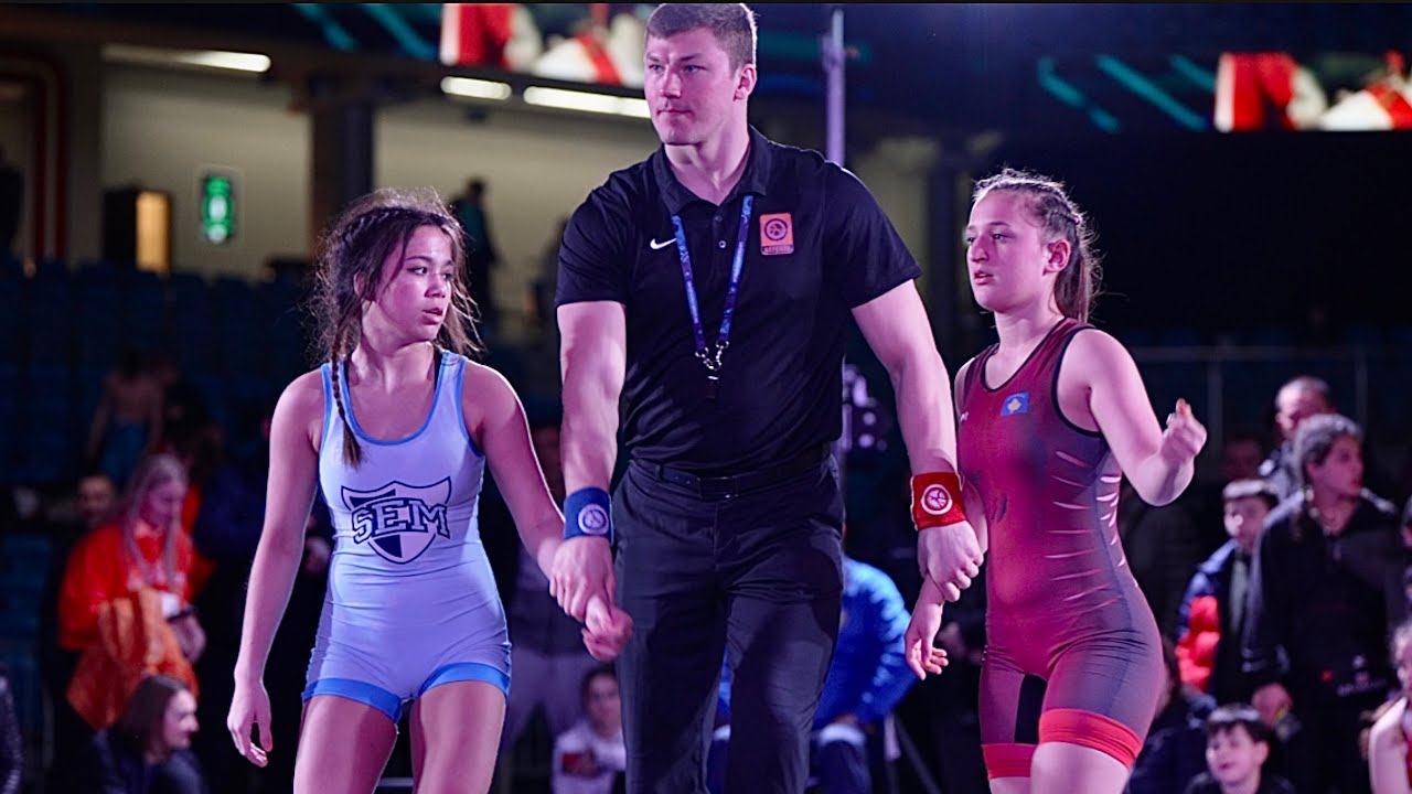 Lonisa Reka (KOS) vs Rianne Murphy (USA) 46kg. Women girls wrestling.