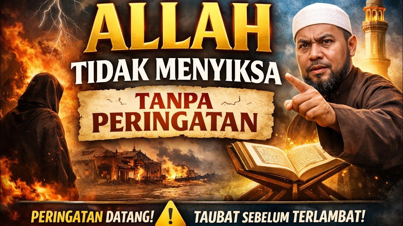 🔴ALLOH TIDAK MENYIKSA TANPA PERINGATAN - PELAJARAN DARI SURAT AL-AN'AM AYAT 131 -135
