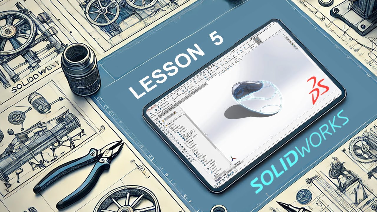 #SolidWorks Lesson 5, Project based | ENGLISH