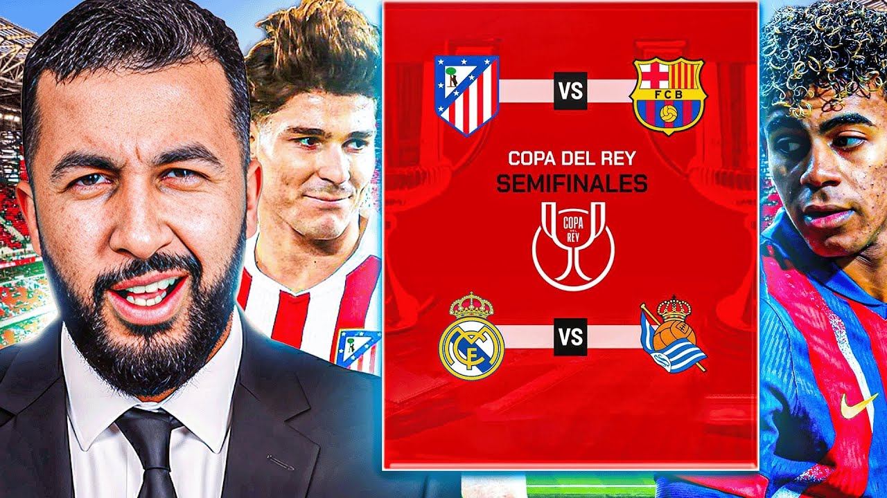 COPA DEL REY SEMI FINALS DRAW CONFIRMED! (REACTION)