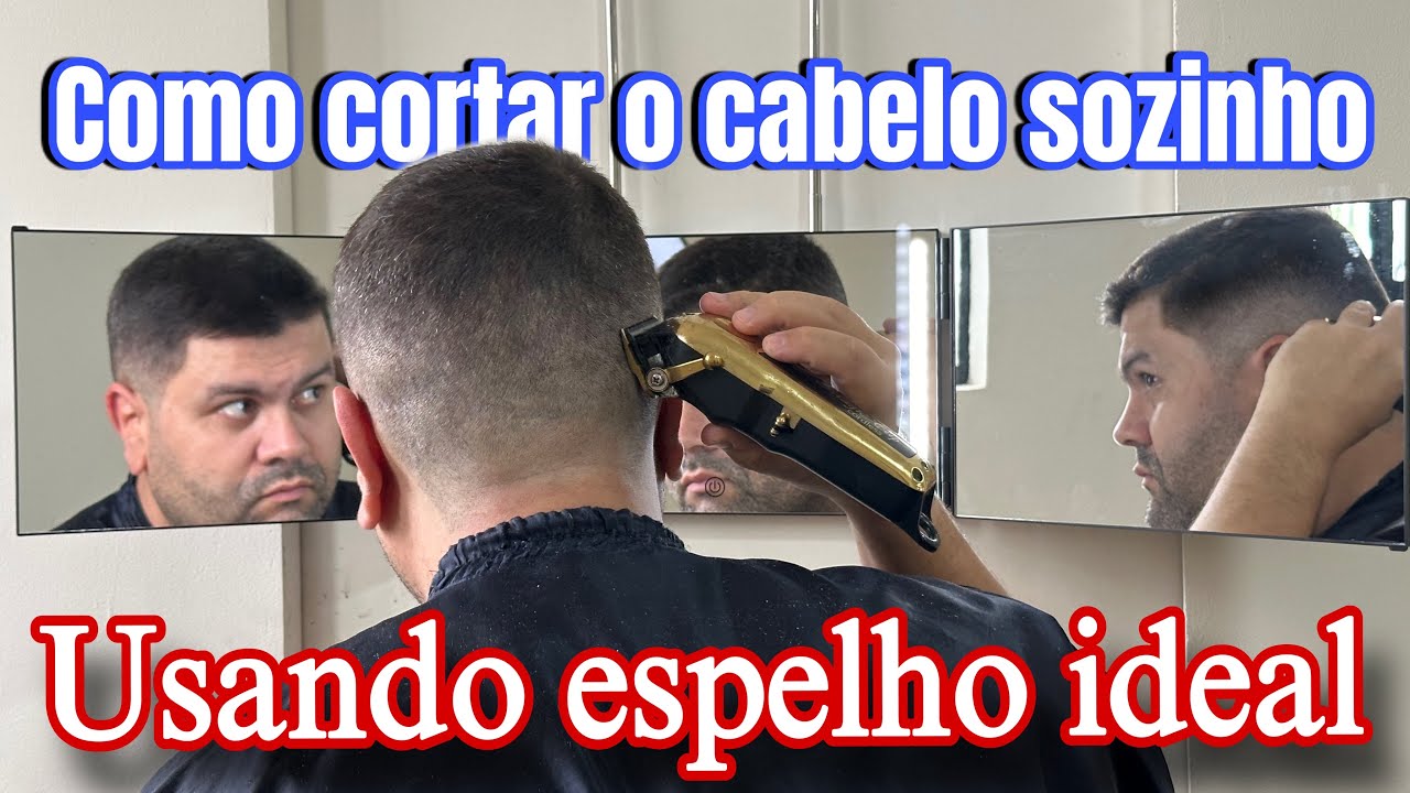 Como cortar o cabelo sozinho em casa #cortedegrade #raphaelbarbeiro #dicas