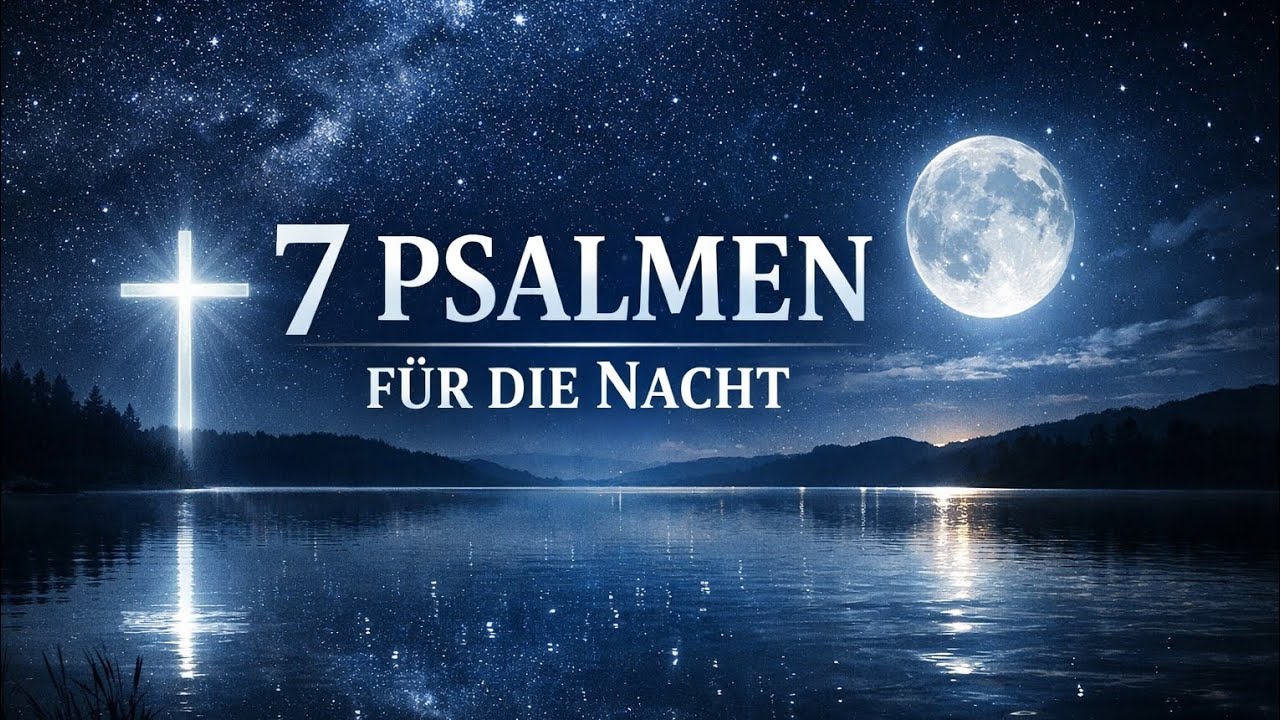 7 Psalmen zum Einschlafen | 4 Stunden Bibelverse für tiefen Schlaf | Psalm 121 & 91