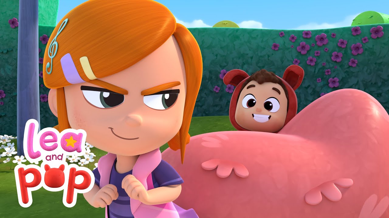 Play Peek-a-Boo with Lea and Pop! Surprise Cartoons & Kids Songs